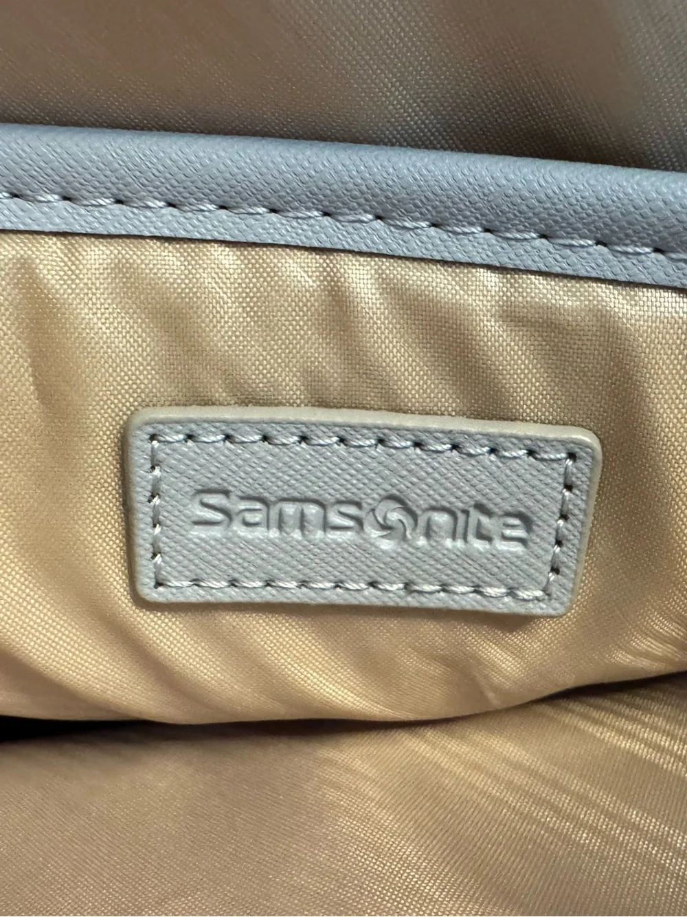 Samsonite Women’s Executive Leather Convertible Backpack in Grey VGUC